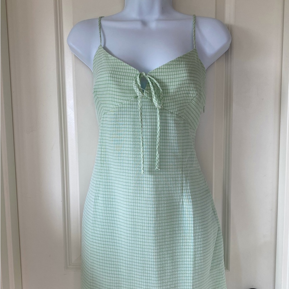 F21 Gingham Print Mini Dress